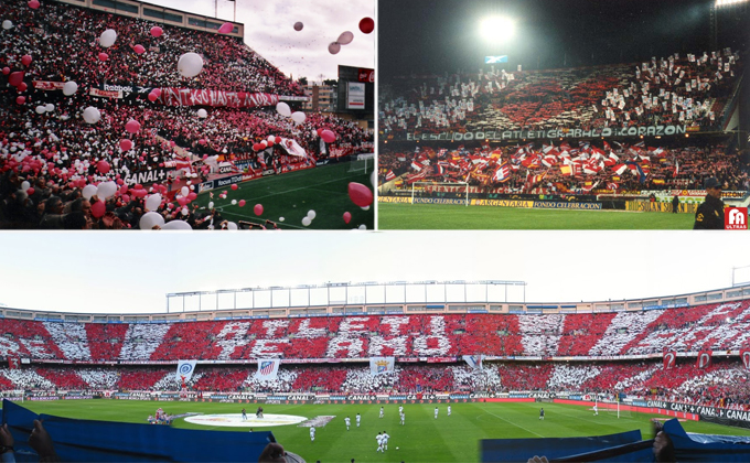 Mejores Tifos y Mosaicos del Vicente Calderón Atlético de Madrid