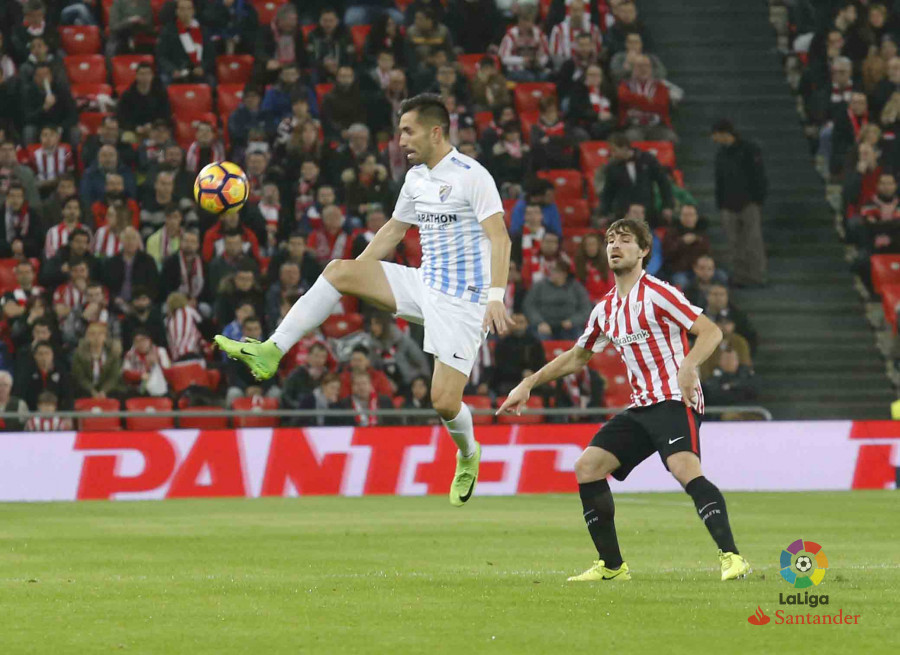 Málaga CF manda ánimos a Yeray Álvarez del Athletic Club