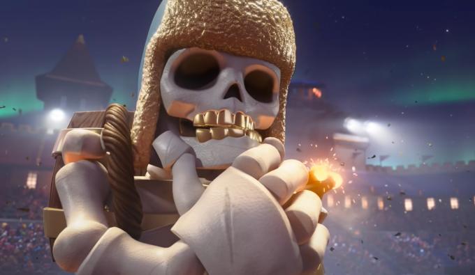 Las Estad Sticas Del Esqueleto Gigante En Clash Royale Con El Buff Al