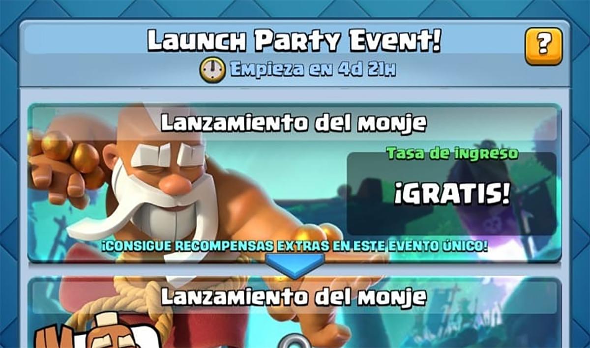 Clash Royale celebra el desafío del lanzamiento del monje emote gratis