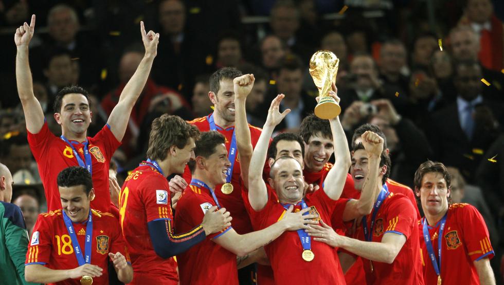 Selección Española: fue de los 23 que ganaron Mundial 2010