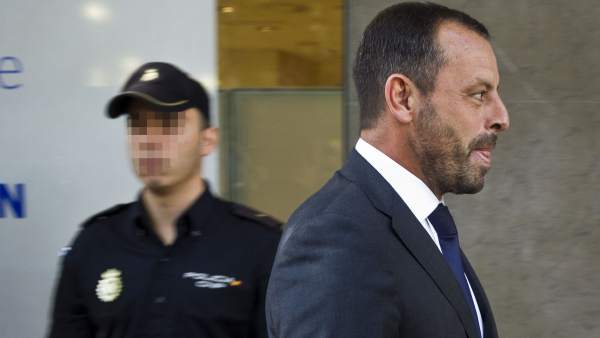 Sandro Rosell, en los juzgados.