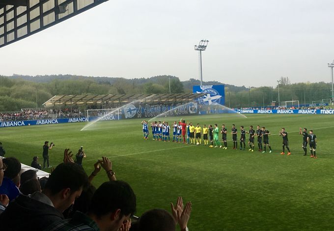 Partido disputado la pasada temporada en Abegondo.