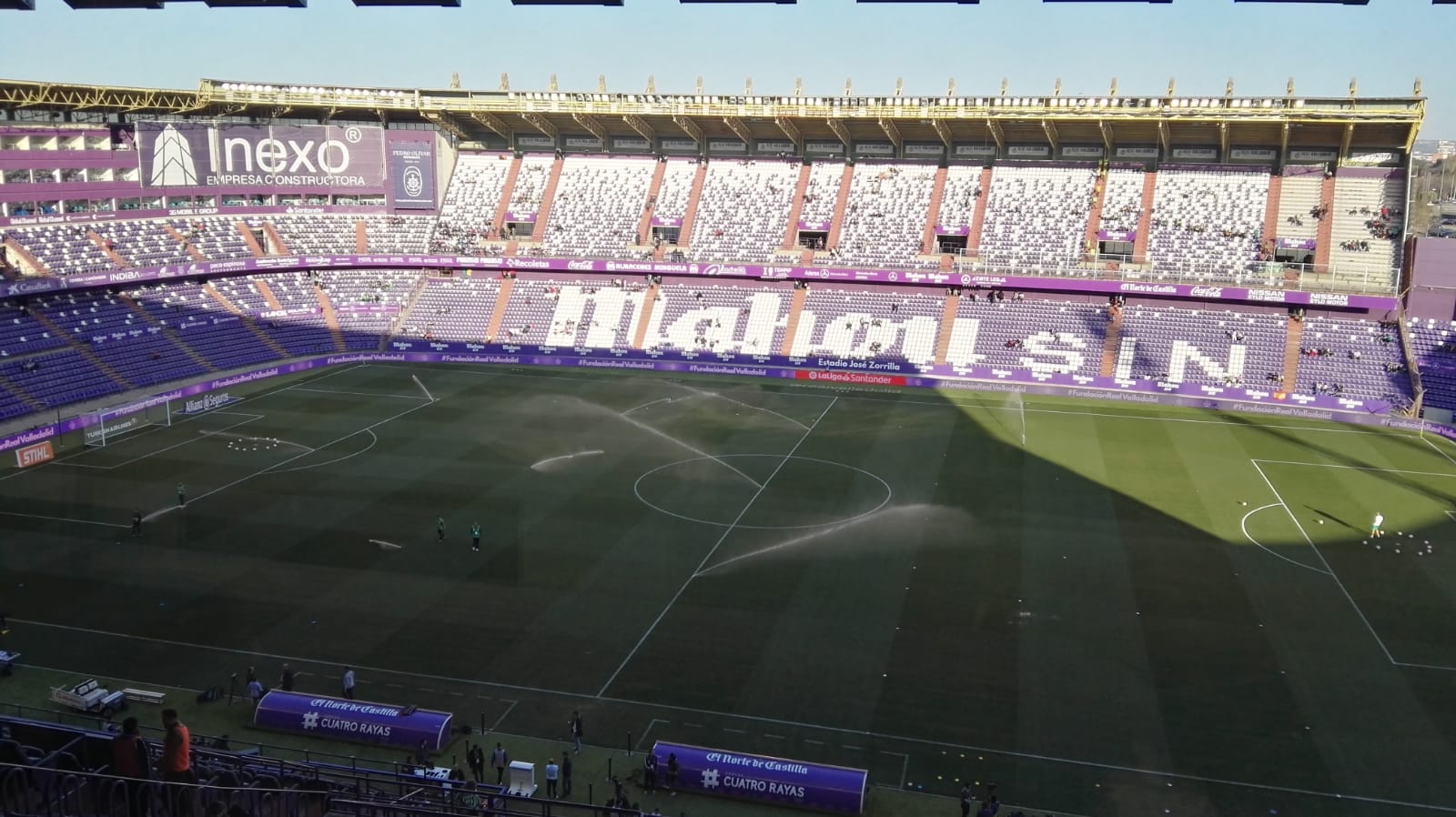 El José Zorrilla, escenario del partido.