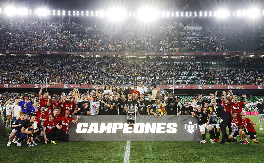 El Valencia ganó su último título en el Villamarín (Foto: Kiko Hurtado).
