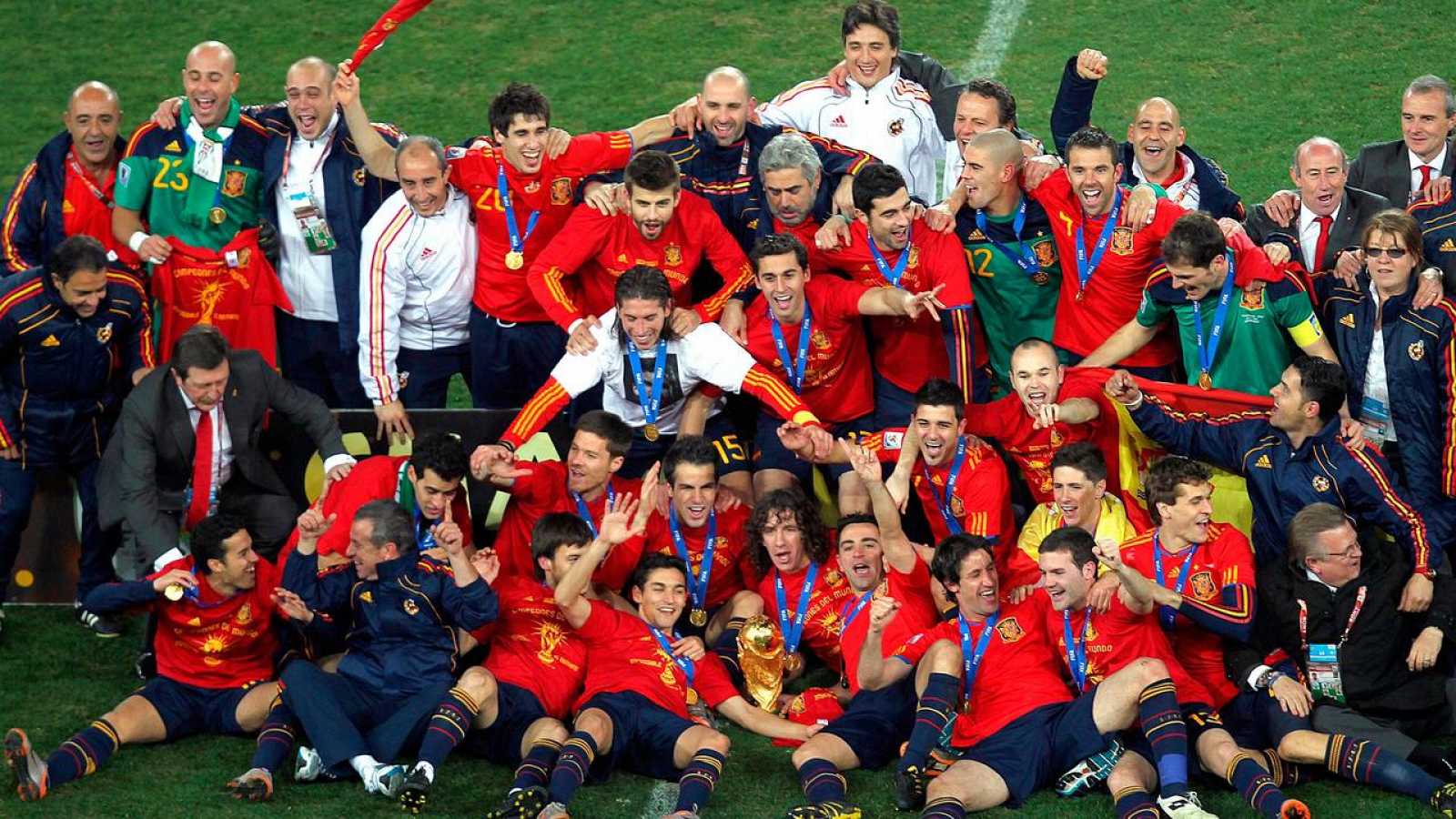 Selección Española: fue de los 23 jugadores que ganaron el Mundial 2010