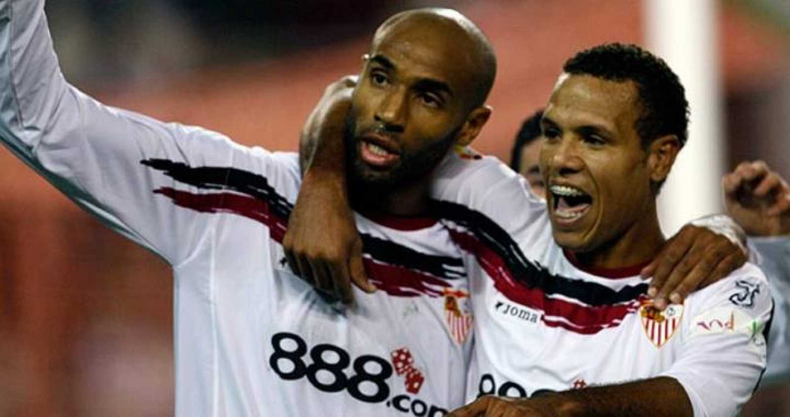 Kanouté y Luis Fabiano, pareja goleadora del Sevilla FC