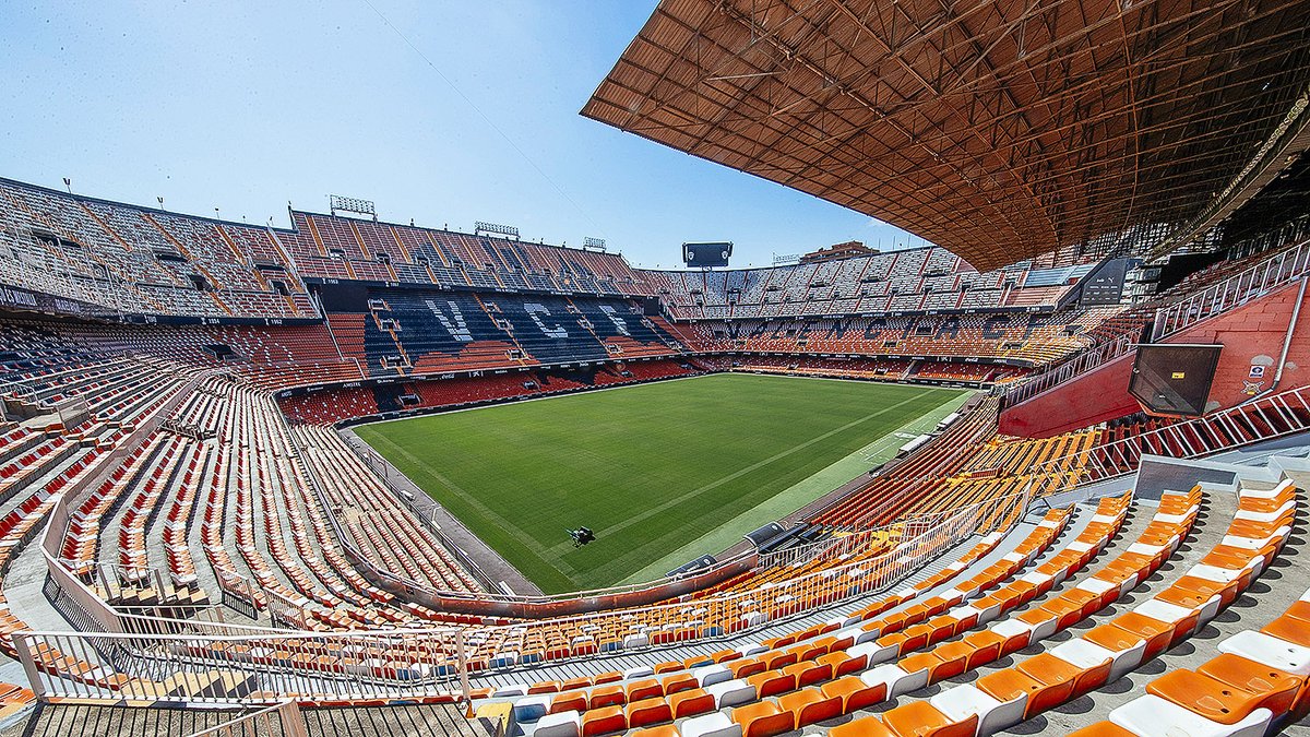 Estadio de Mestalla vacío (Foto: Valencia CF)