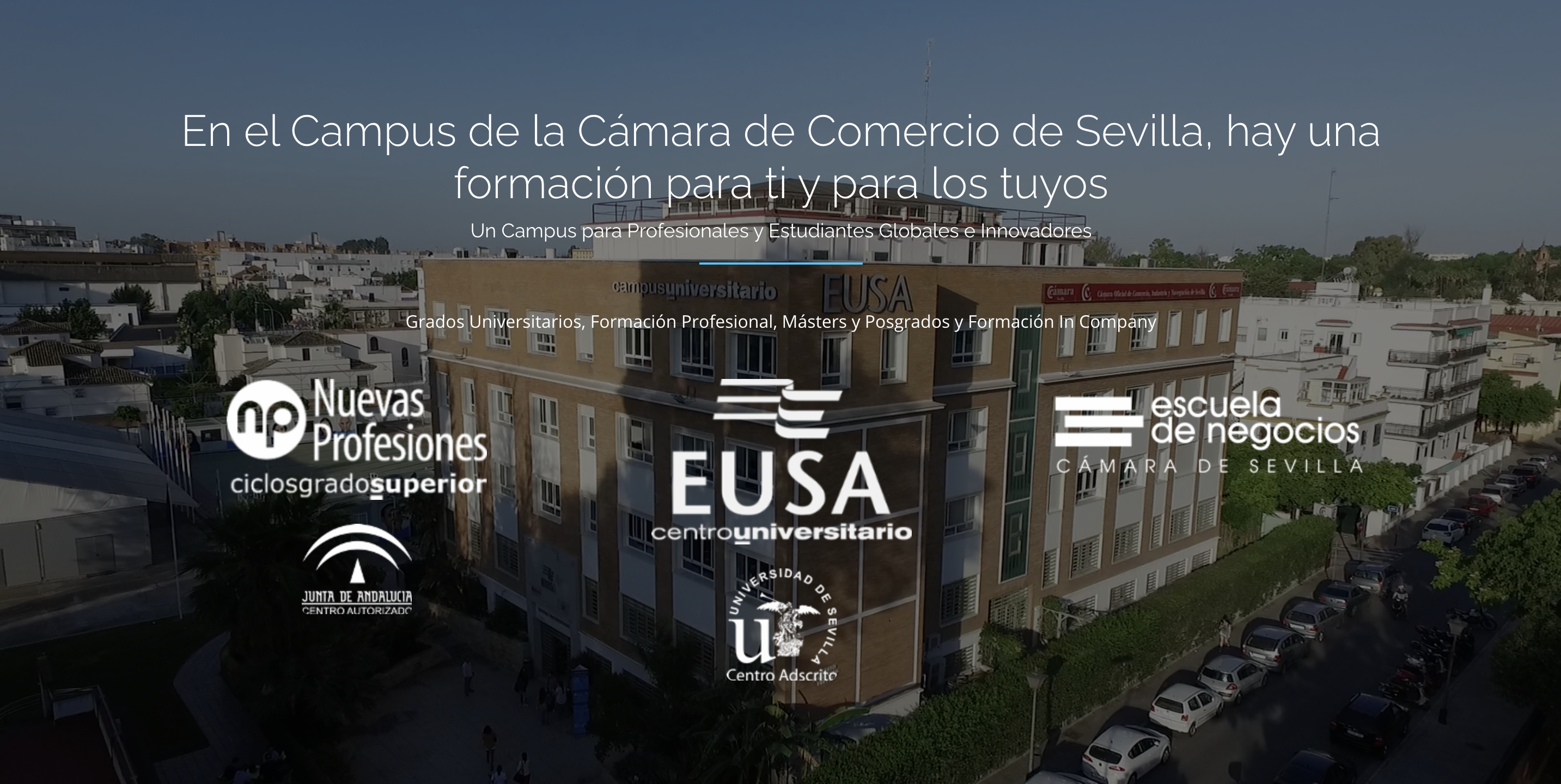 gorra Relación Moviente Formación personalizada, innovación y acceso al mercado: las ventajas de  estudiar en el Campus de la Cámara de Comercio - ElDesmarque Sevilla