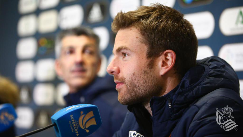 Asier Illarramendi, en rueda de prensa (Foto: Real Sociedad).