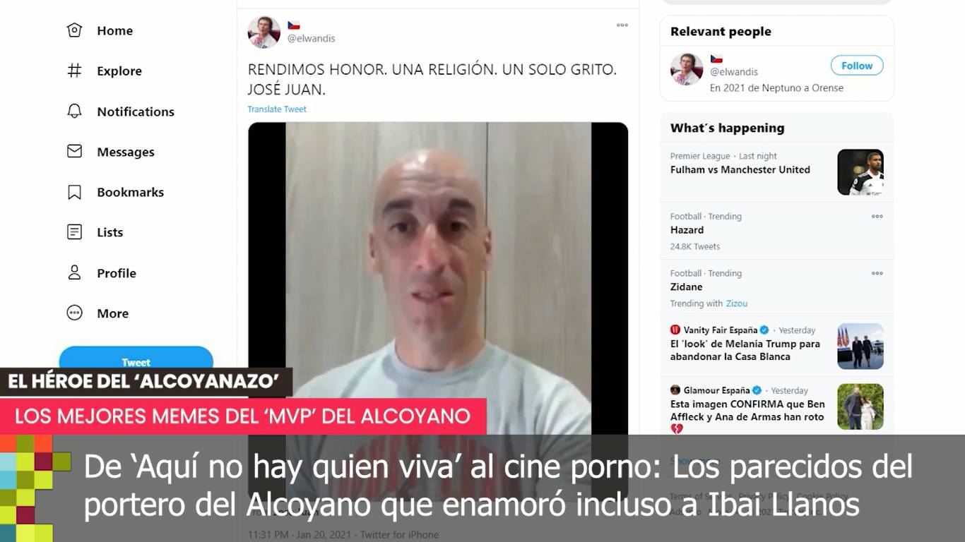 Antonio Lobato, el calvo de Brazzers o Rubiales: los mejores memes de José  Juan, el héroe del Alcoyano