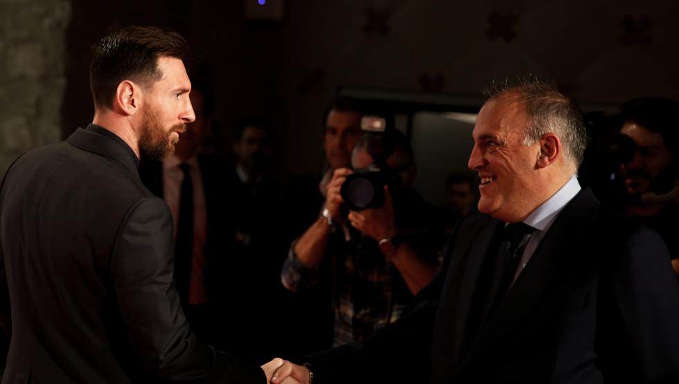 Javier Tebas responde al regreso Leo Messi al Barcelona con un palo 'de gratis' al PSG