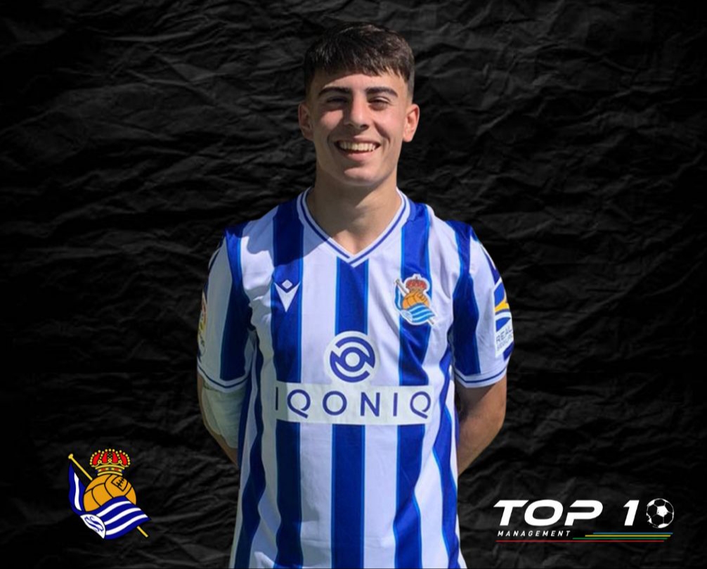 Cristian Canales jugará en el Juvenil de la Real Sociedad (Foto: Top10 Management).