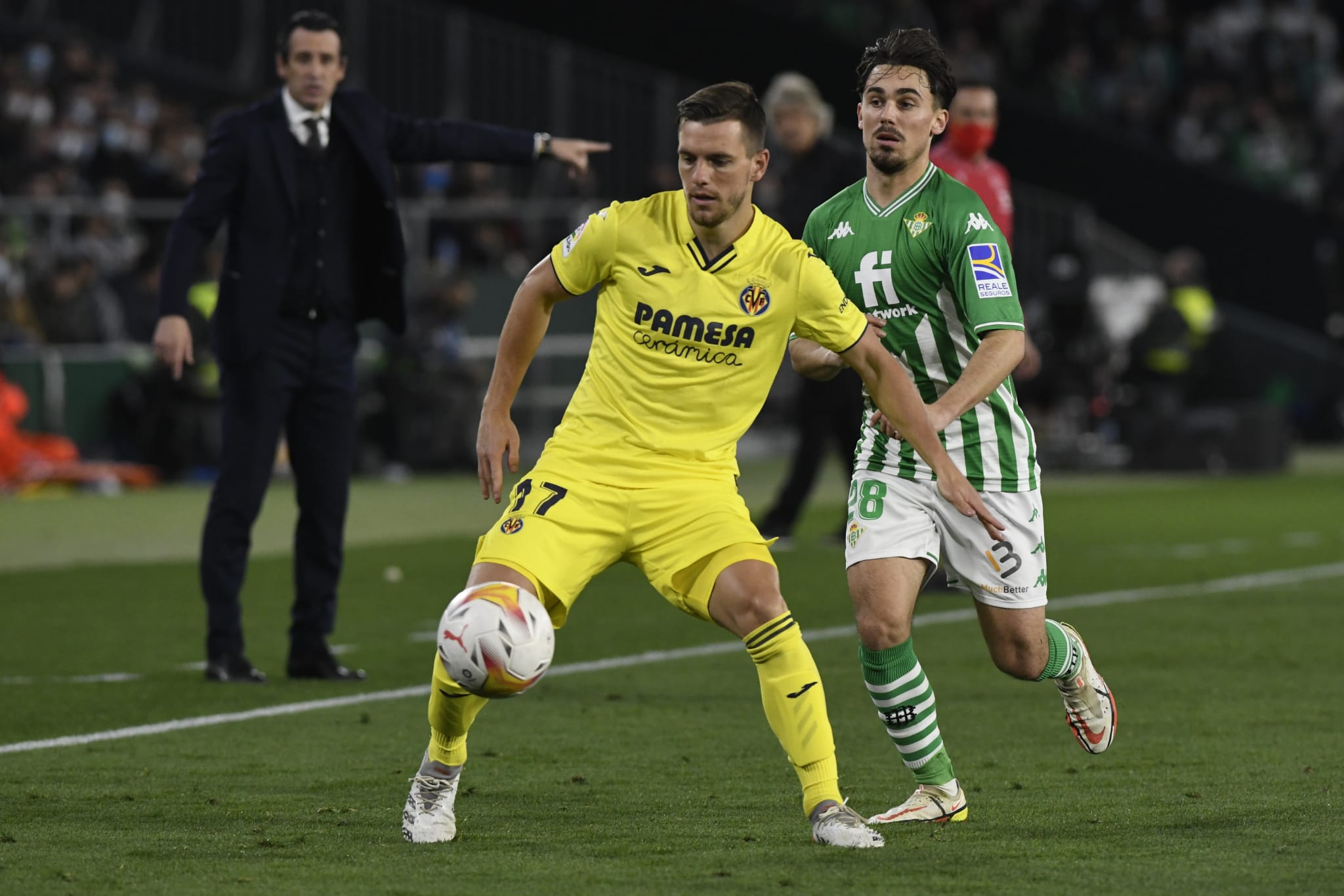 Lo Celso se mide al Betis con la camiseta del Villarreal.