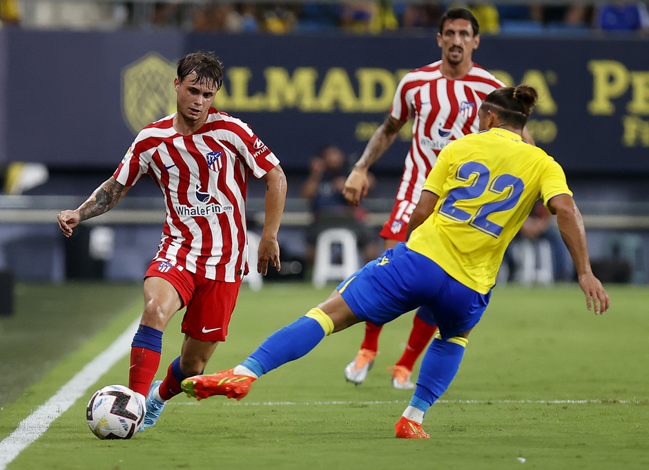 Sergio Díez, en el Cádiz-Atlético de Madrid (Foto: ATM).