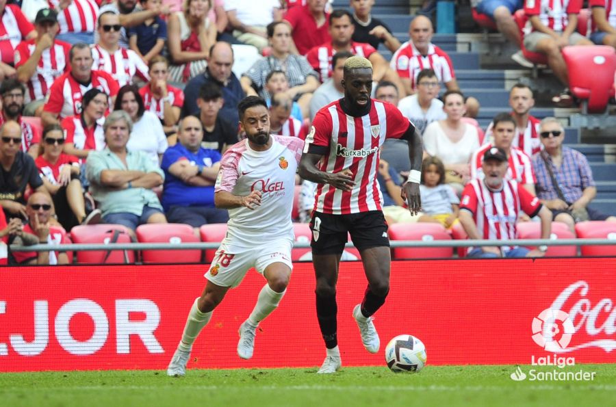 Iñaki Williams en el duelo ante el Mallorca (Foto: LaLiga)