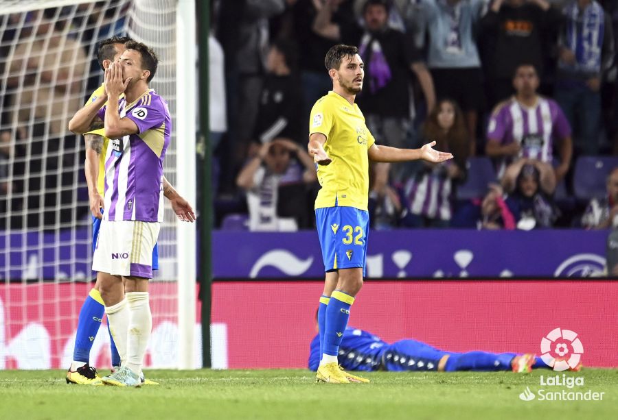 Chust, ante el Valladolid en Zorrilla. (Foto: LaLiga)