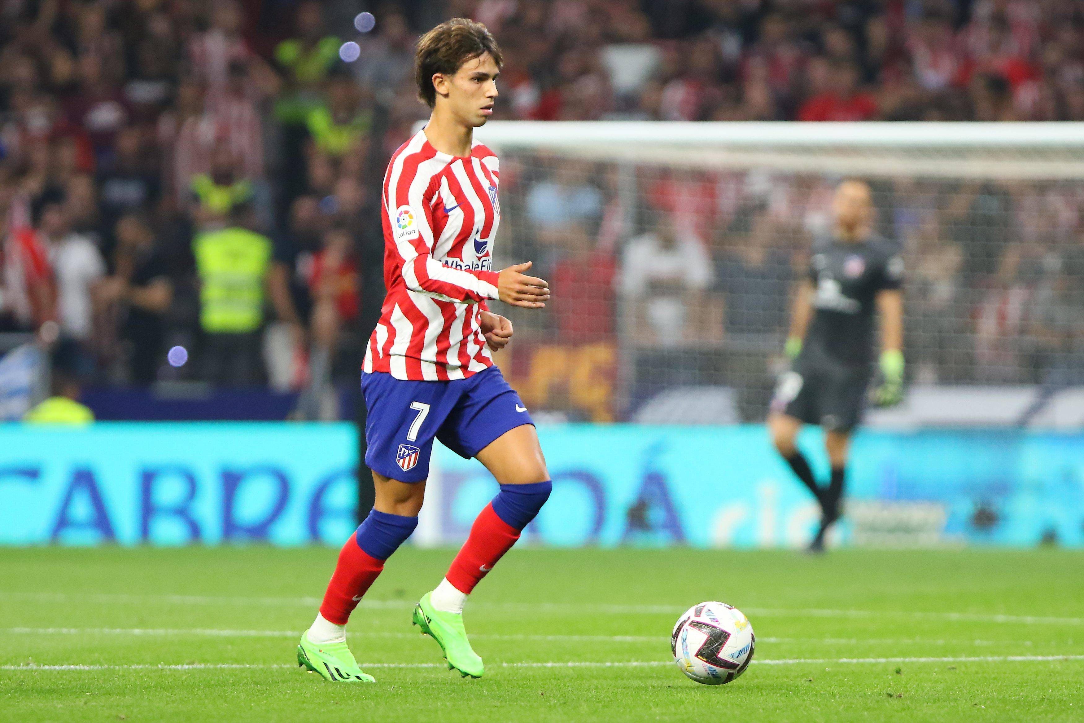 João Félix durante un partido con el Atlético de Madrid. (Foto: Cordon Press)