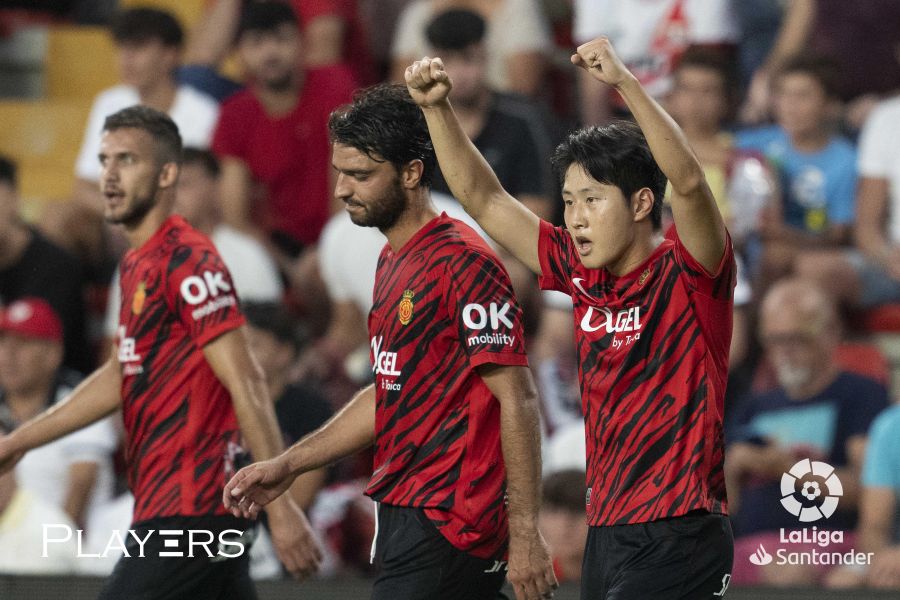 Kang In marcó su primer gol de la temporada ante el Rayo (Foto: LaLiga)