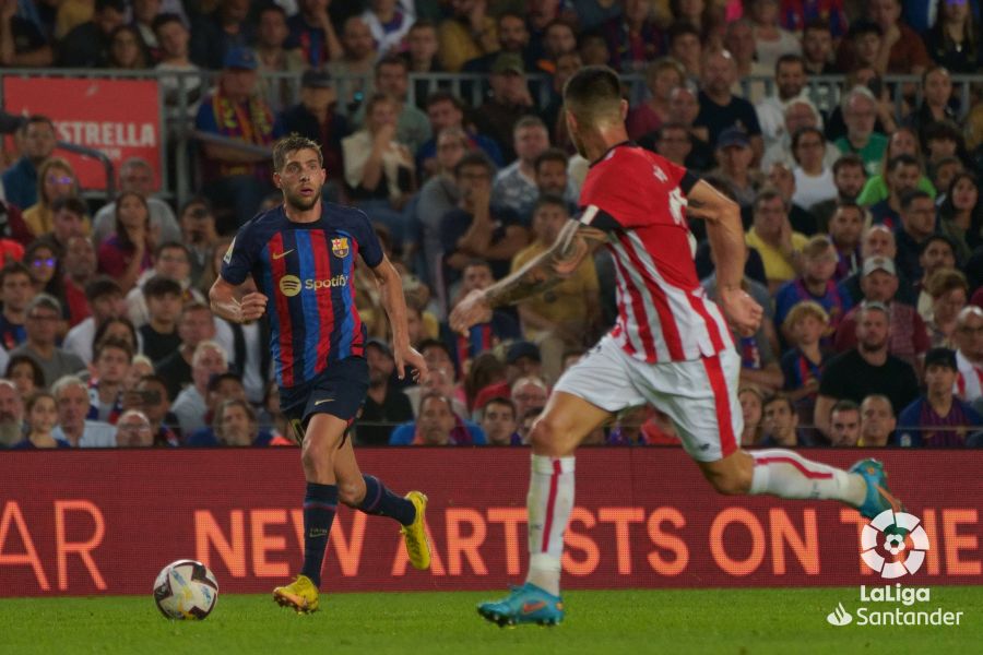 Sergi Roberto, en el Barça-Athletic (Foto: LaLiga).