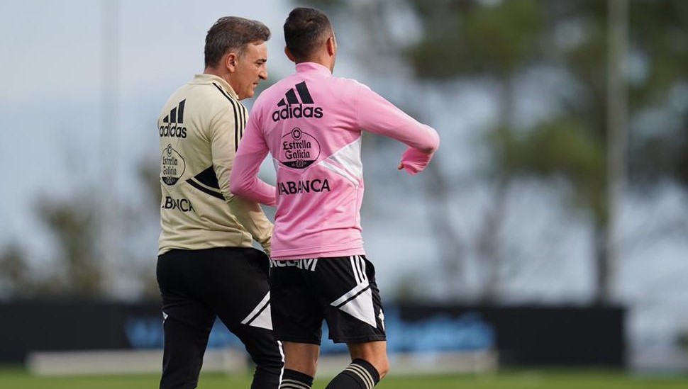 Carvalhal y Aspas (Foto: RC Celta).