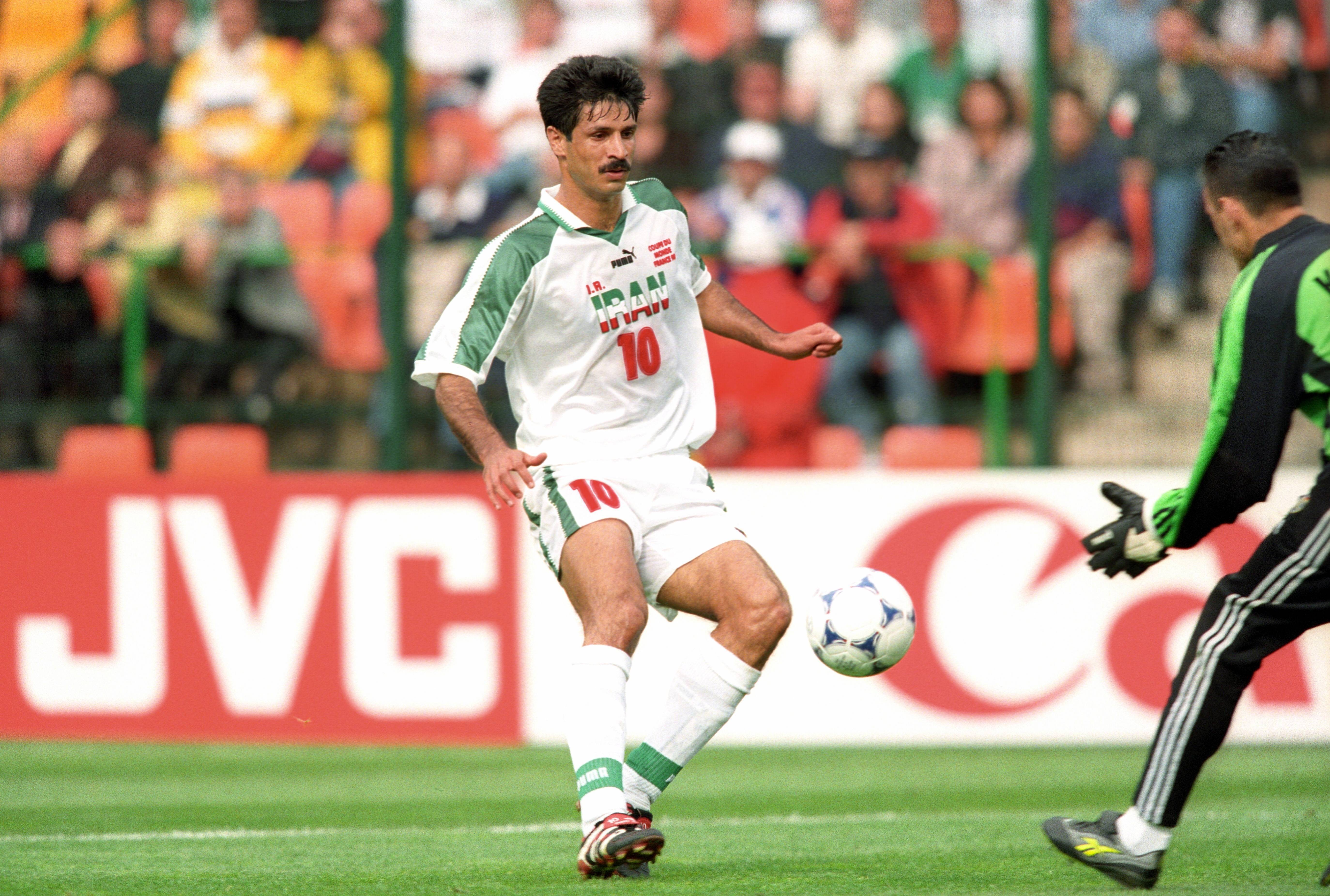 Ali Daei, futbolista de Irán en el Mundial de 1998 (Foto: Cordon Press).