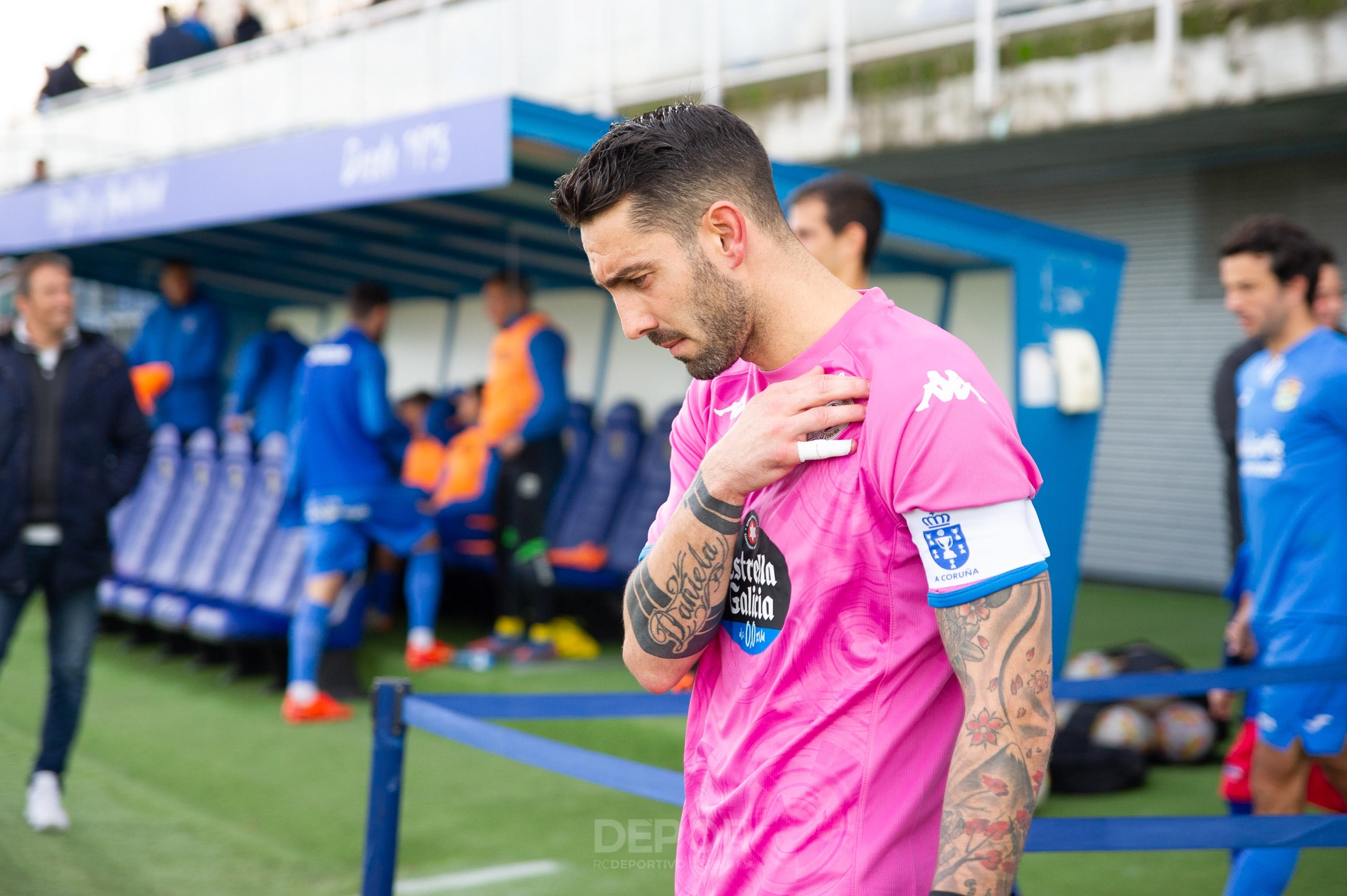 Ian Mackay, portero del RC Deportivo ante el Fuenlabrada (Foto: RCD)