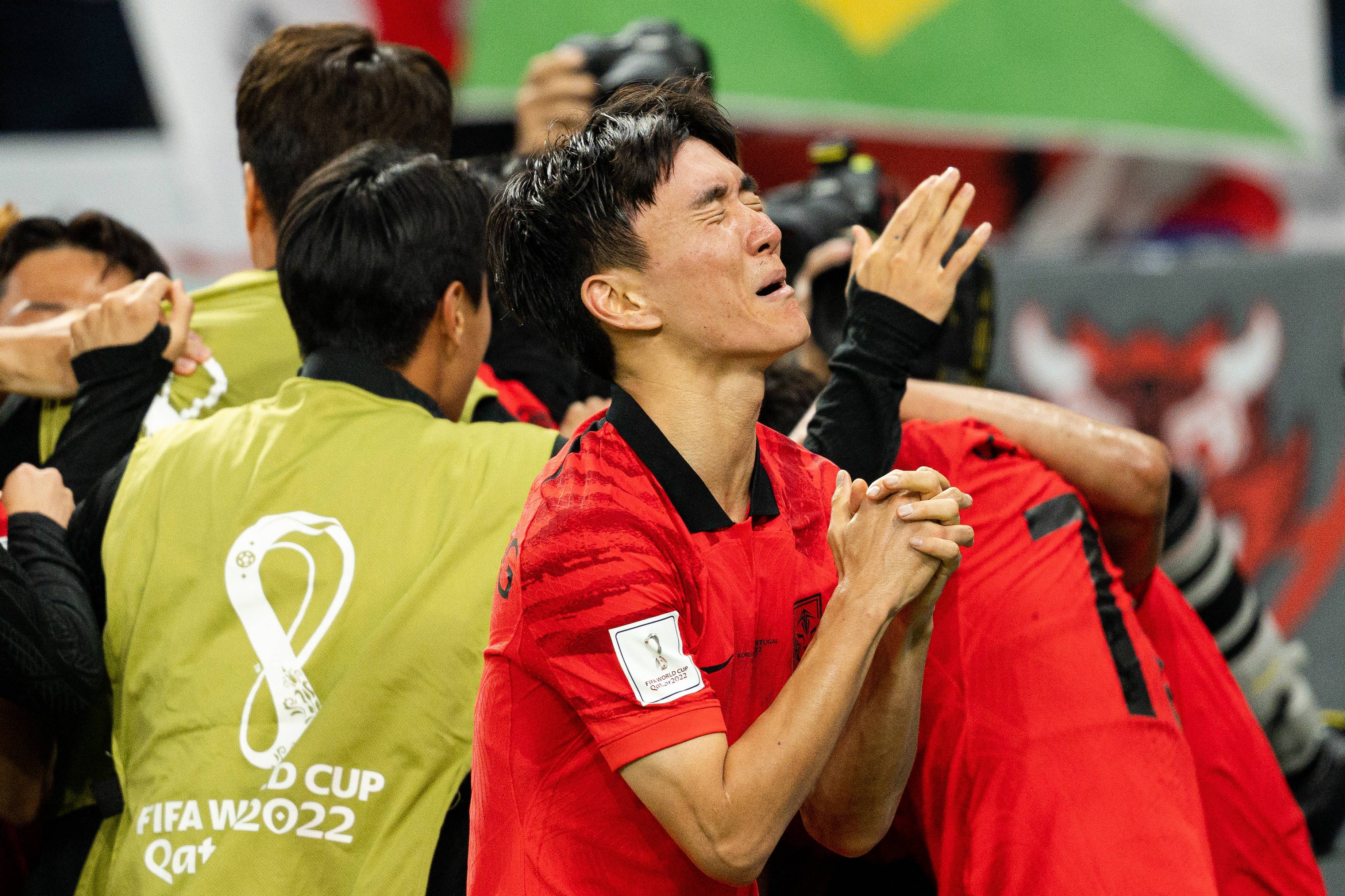 Celebración de Corea del Sur tras su gol a Portugal (Foto: Cordon Press).
