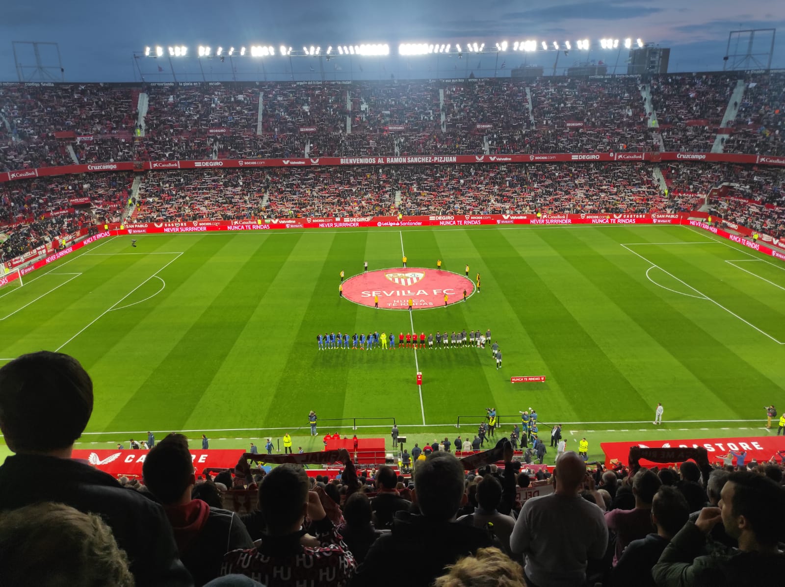 Sevilla y Getafe, sobre el césped del Sánchez-Pizjuán.