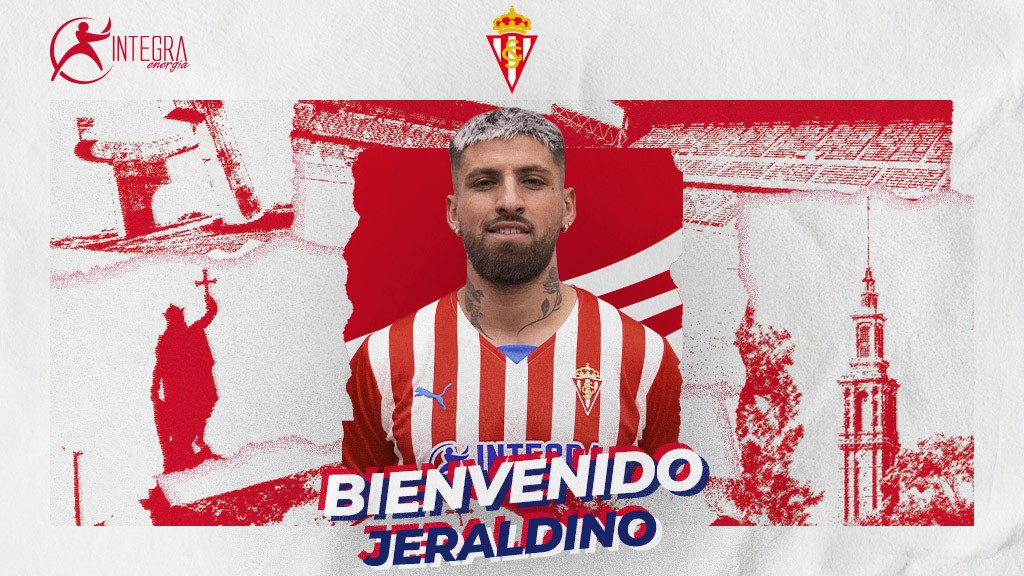 Jeraldino, nuevo jugador rojiblanco. (Foto: Sporting)