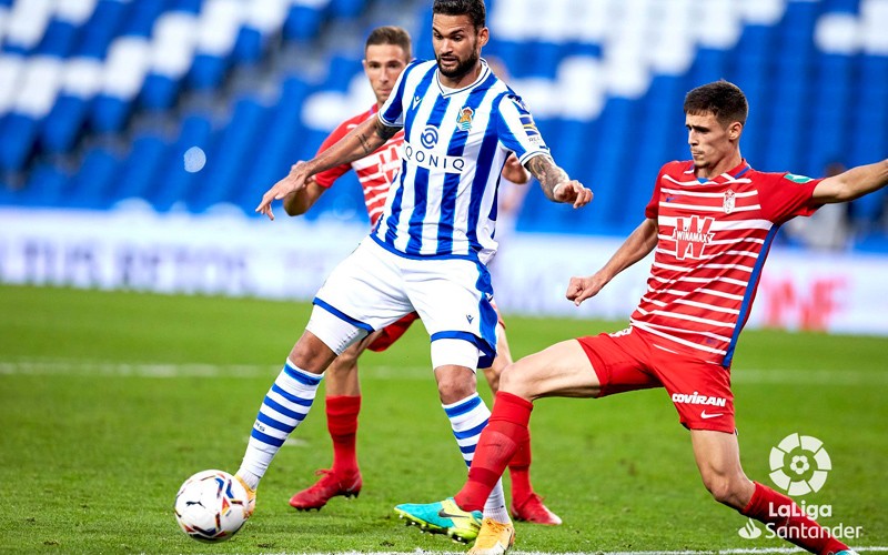 Pepe Sánchez, central del Granada en su debut en LaLiga Santander (Foto: Granada)