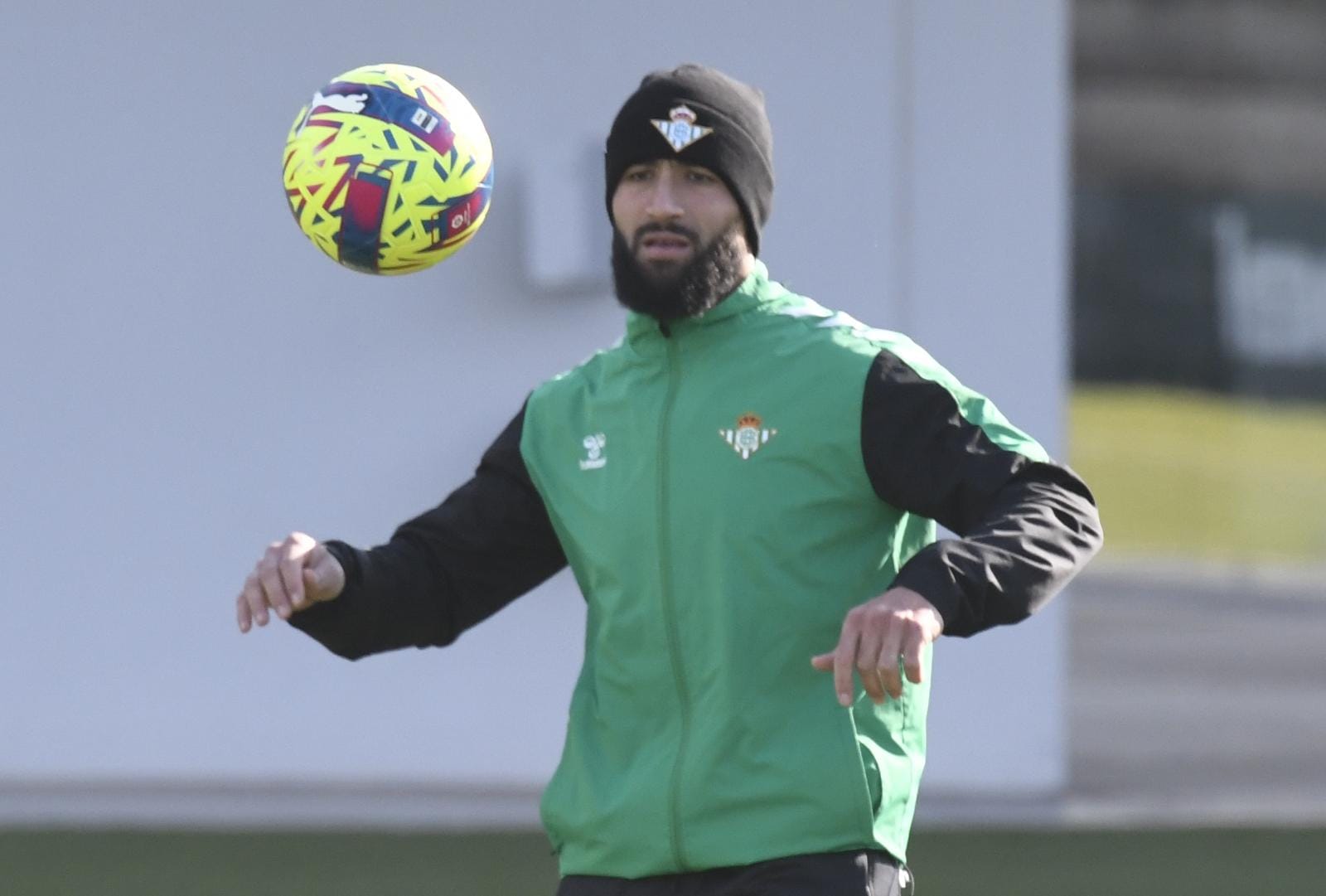 Nabil Fekir, en un entrenamiento (Foto: Kiko Hurtado)