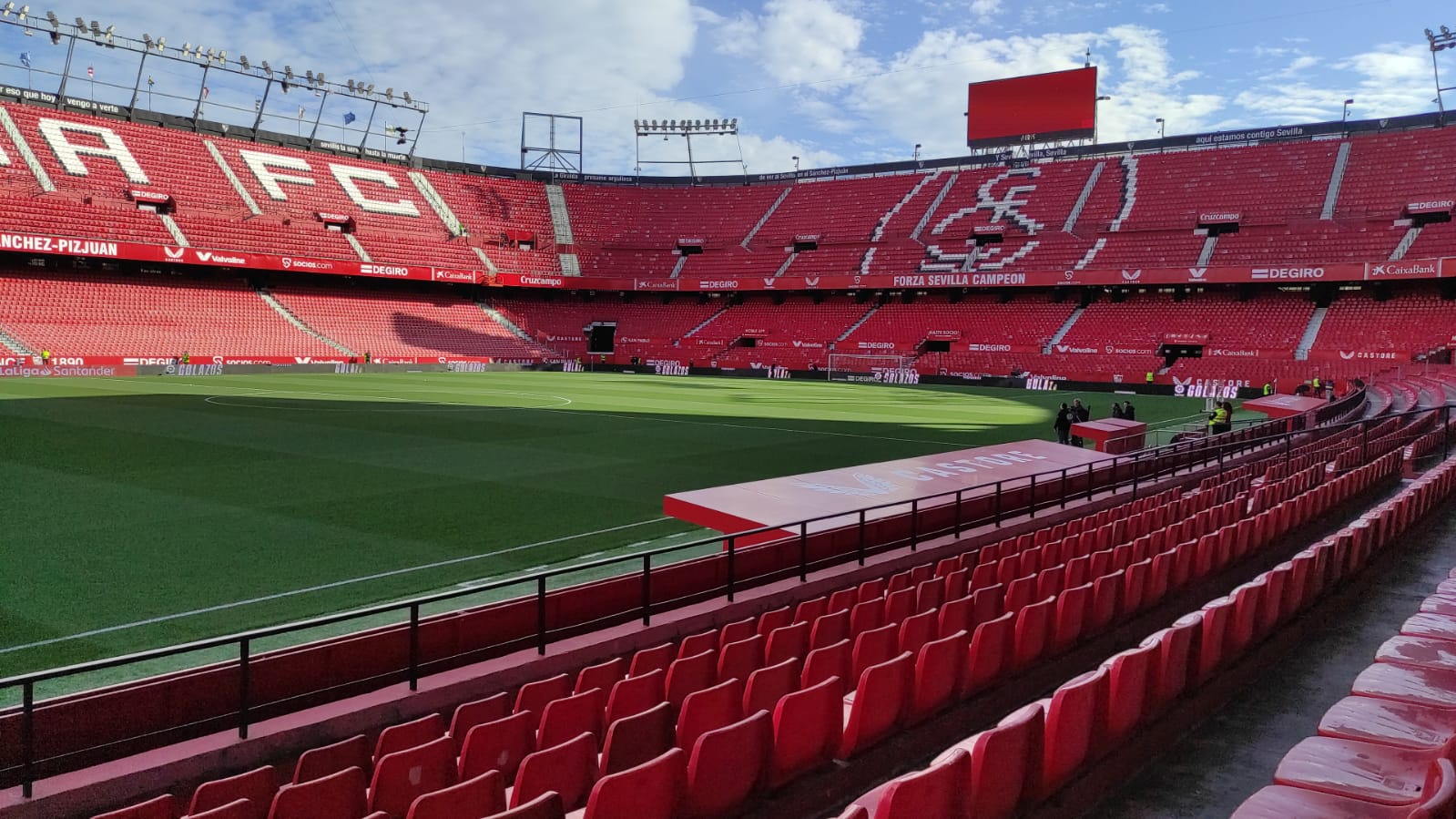 El Sánchez-Pizjuán, antes del Sevilla-Mallorca.