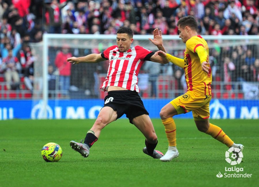 De Marcos en el Athletic-Girona (Foto: LaLiga).