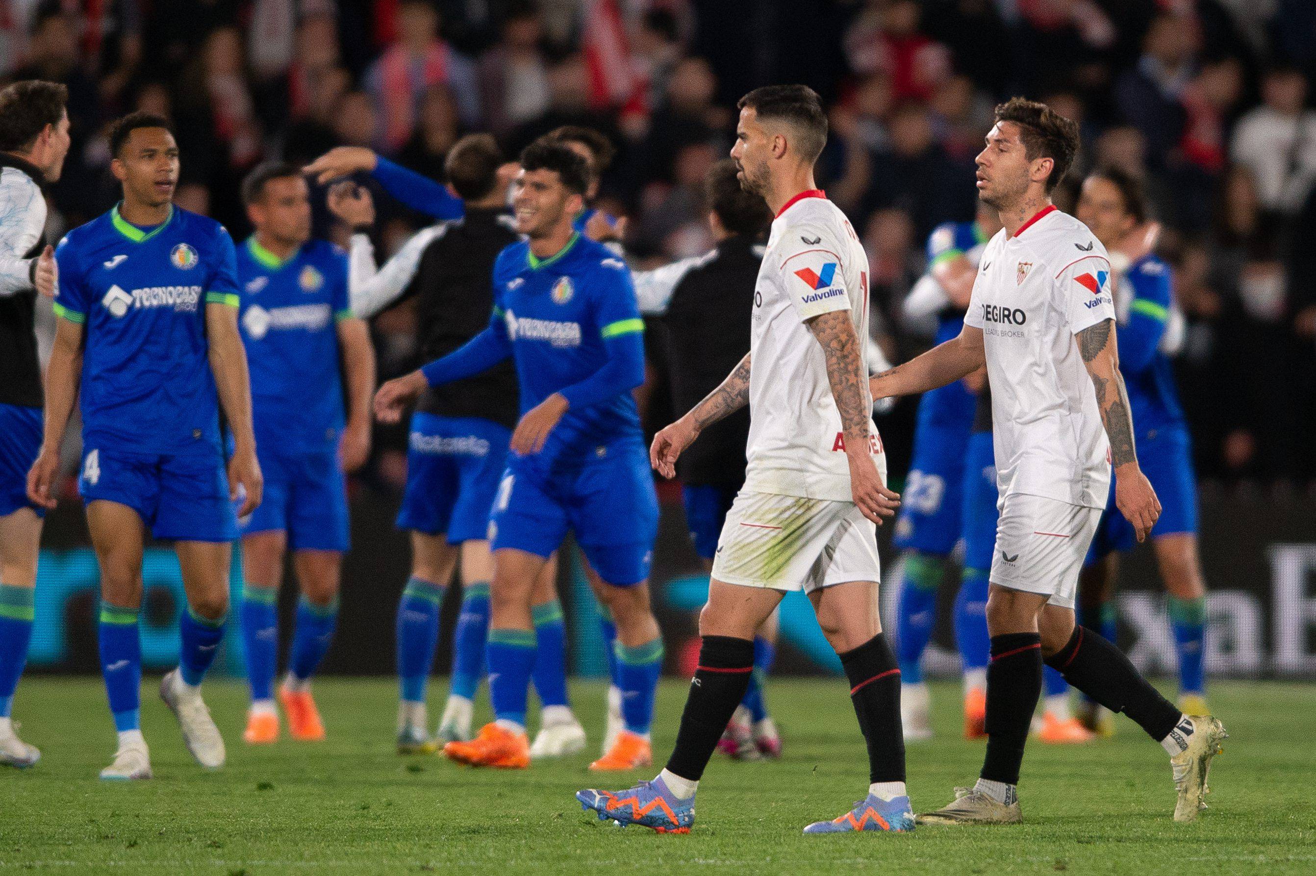 Suso y Montiel, tras perder ante el Getafe (Foto: Cordon Press).