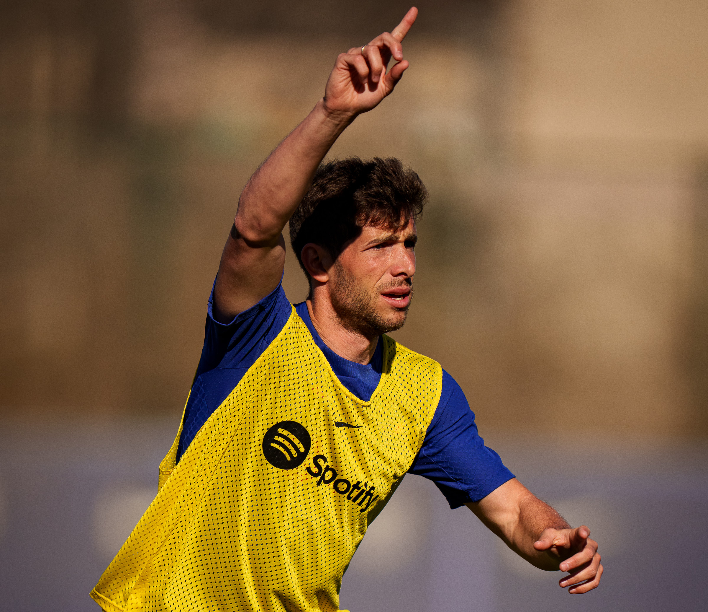 Sergi Roberto, en una sesión del Barcelona (Foto: FCB).