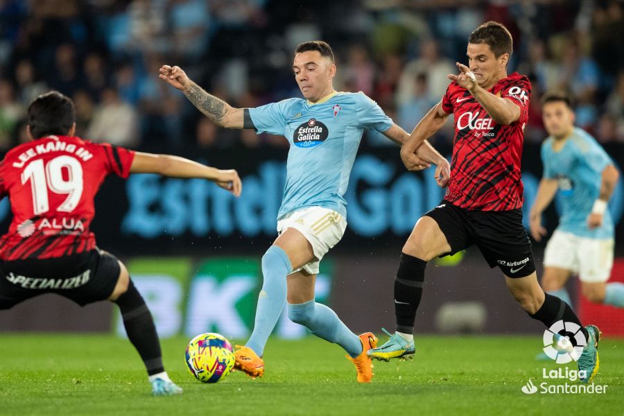 Iago Aspas, en el Celta - Mallorca (Foto: LaLiga).