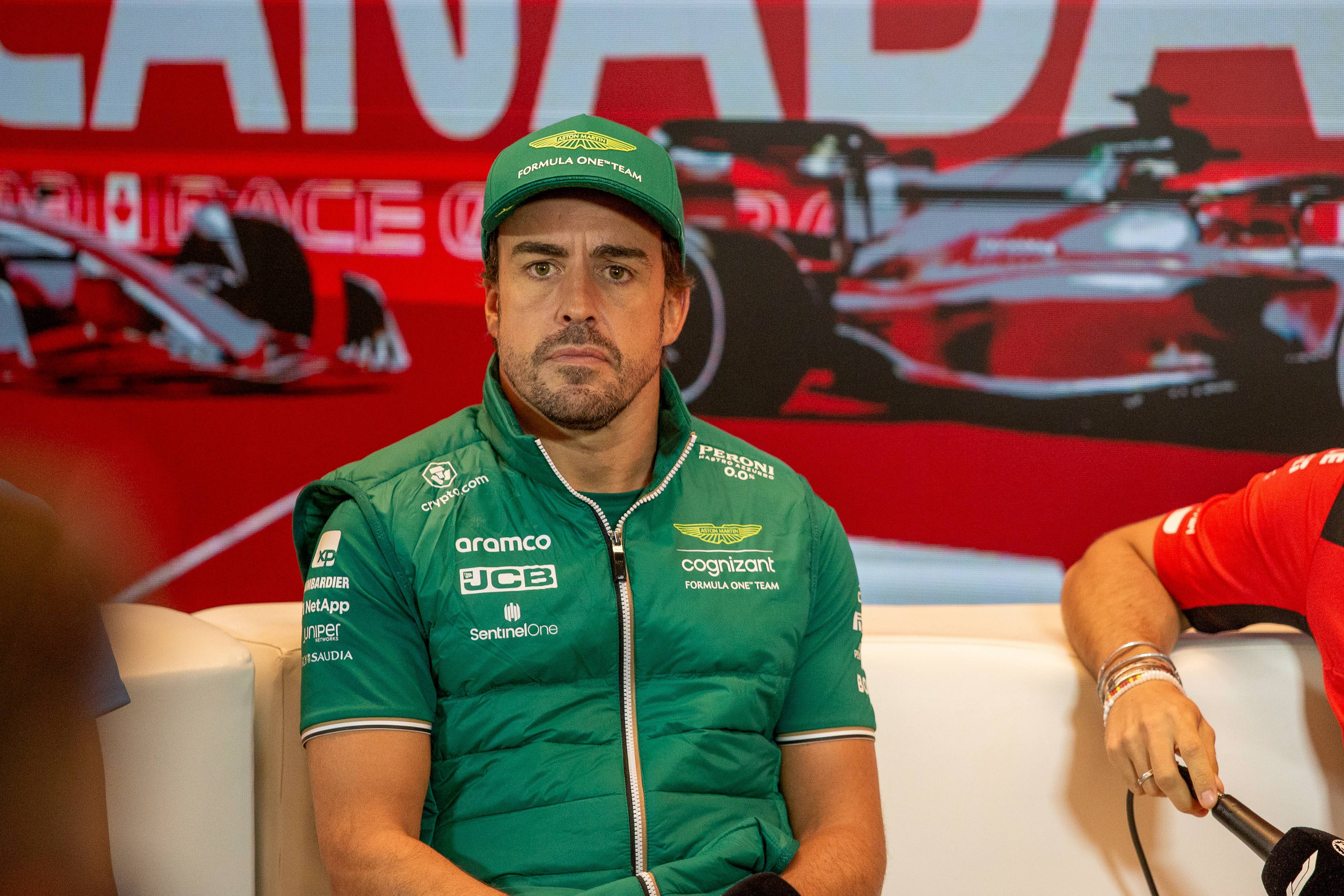 Fernando Alonso, en la rueda de prensa previa al GP de Canadá (Foto: Cordon Press)