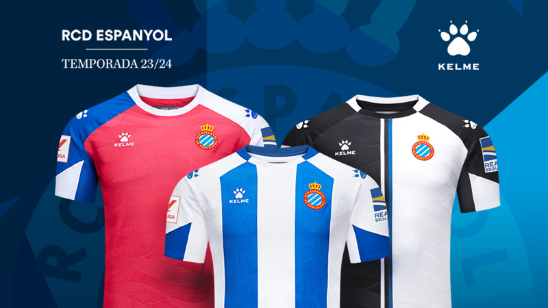 Así son las camisetas del Espanyol para la temporada 23/24, detalles  mediterráneos