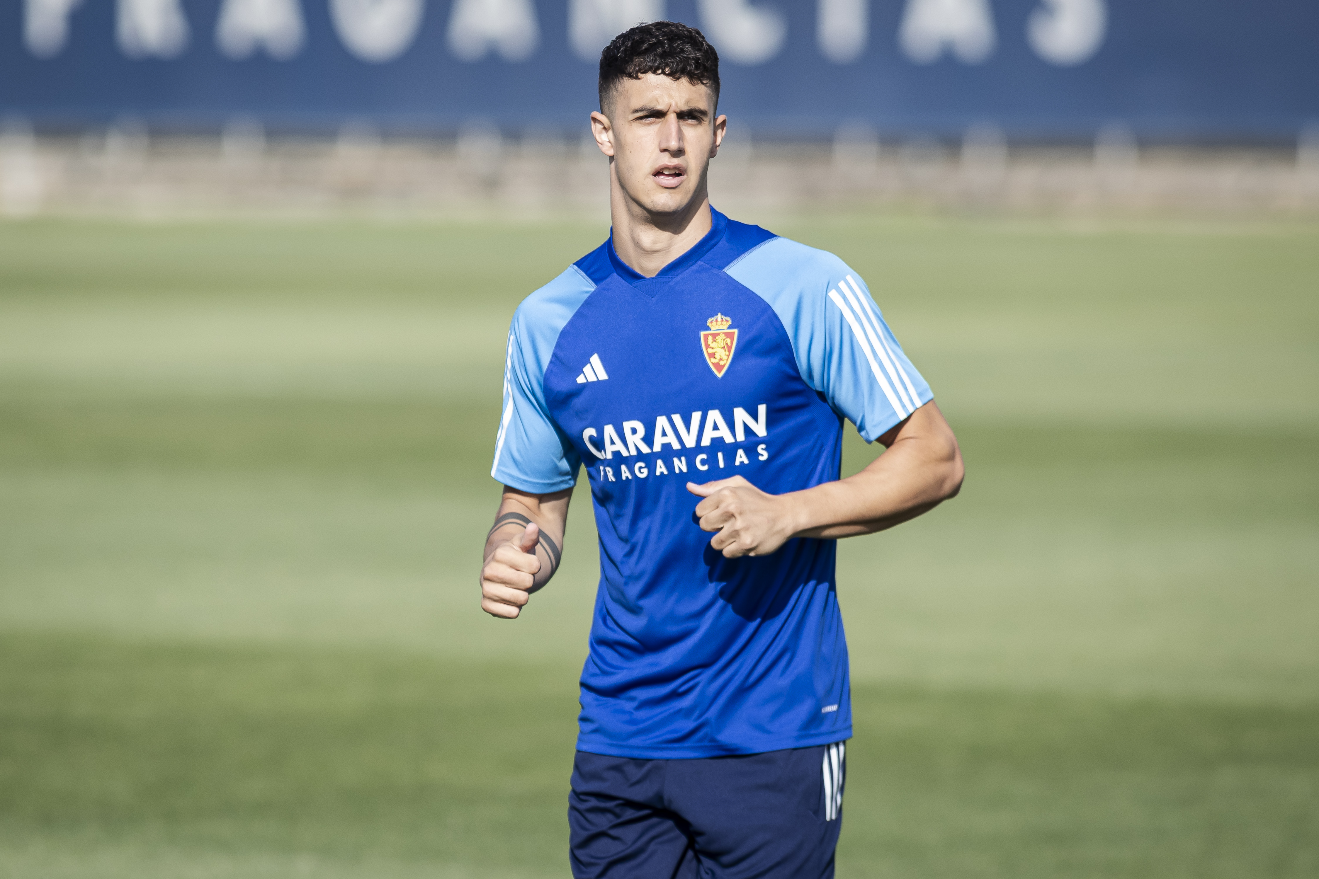 Marcos Luna, en un entrenamiento.