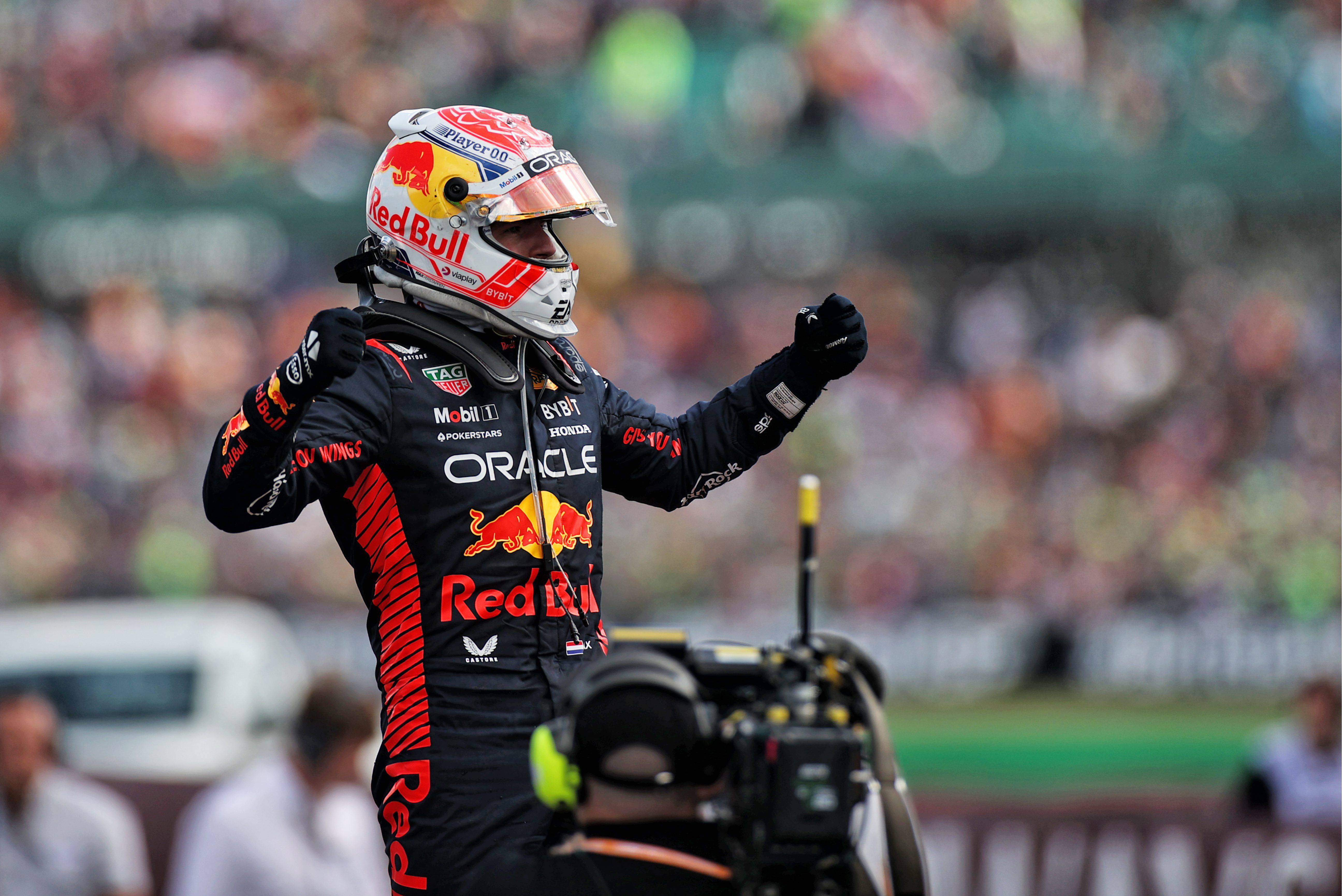 Max Verstappen celebra su victoria en Silverstone (Foto: Cordon Press).