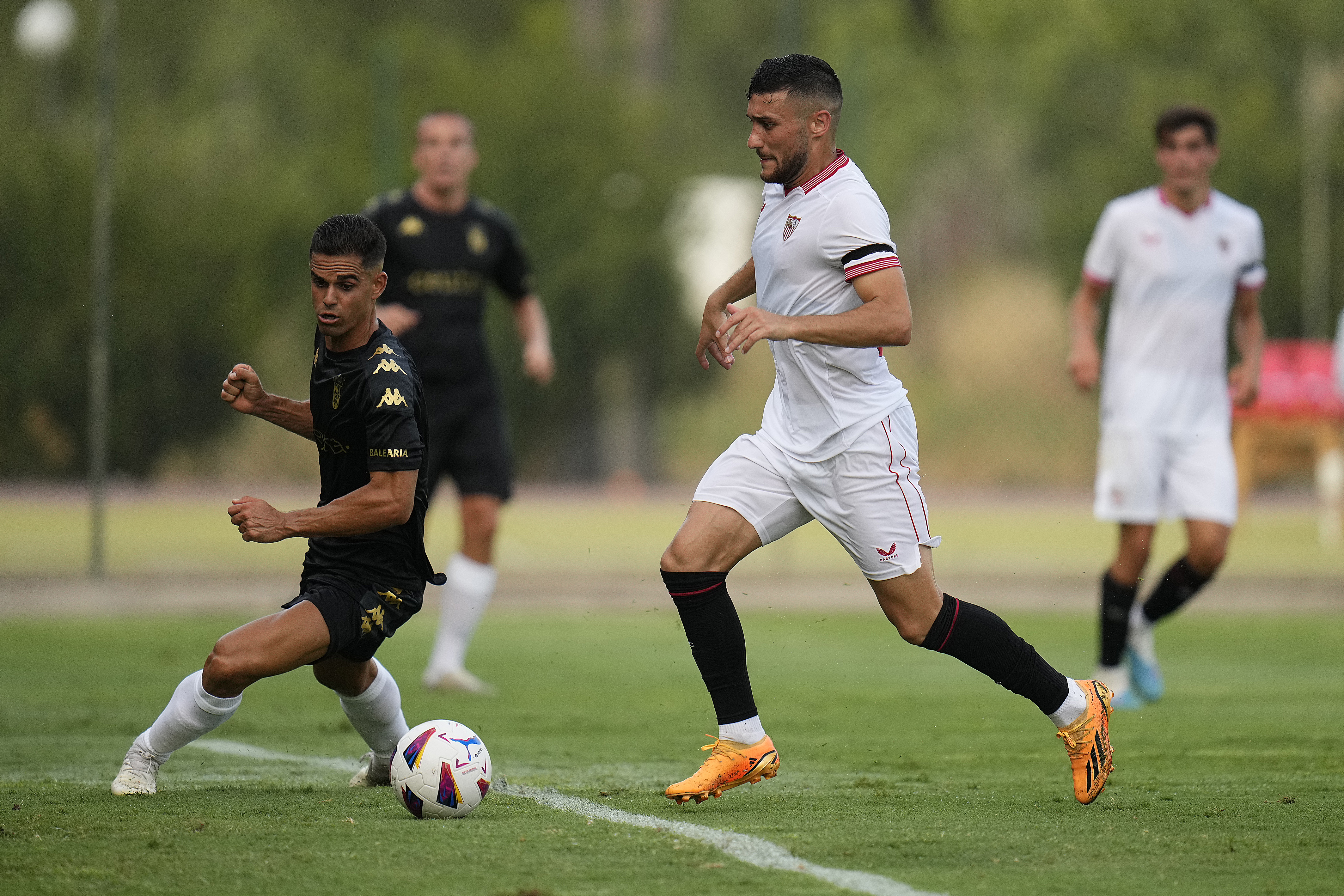 Óscar Rodríguez, ante el Ceuta (Foto: Sevilla FC)