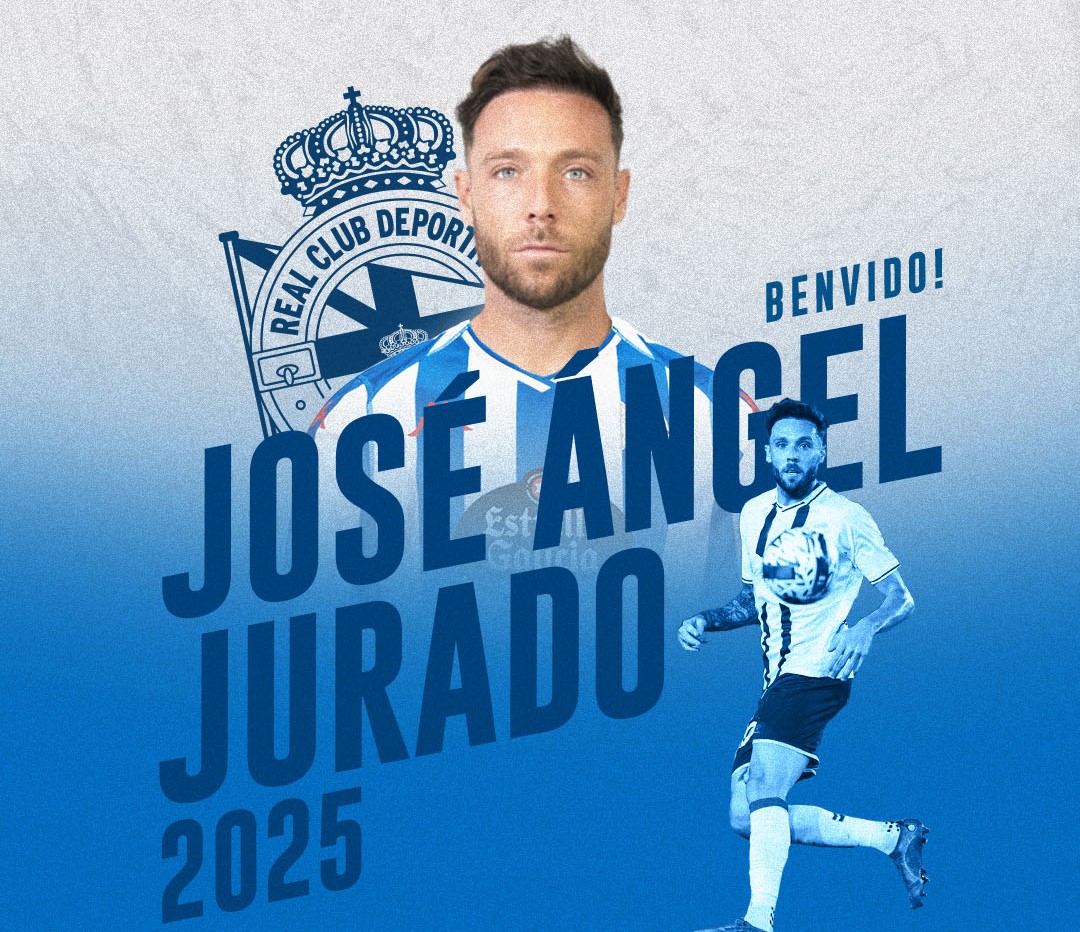 José Ángel Jurado, nuevo jugador del Dépor (Foto: RCD).