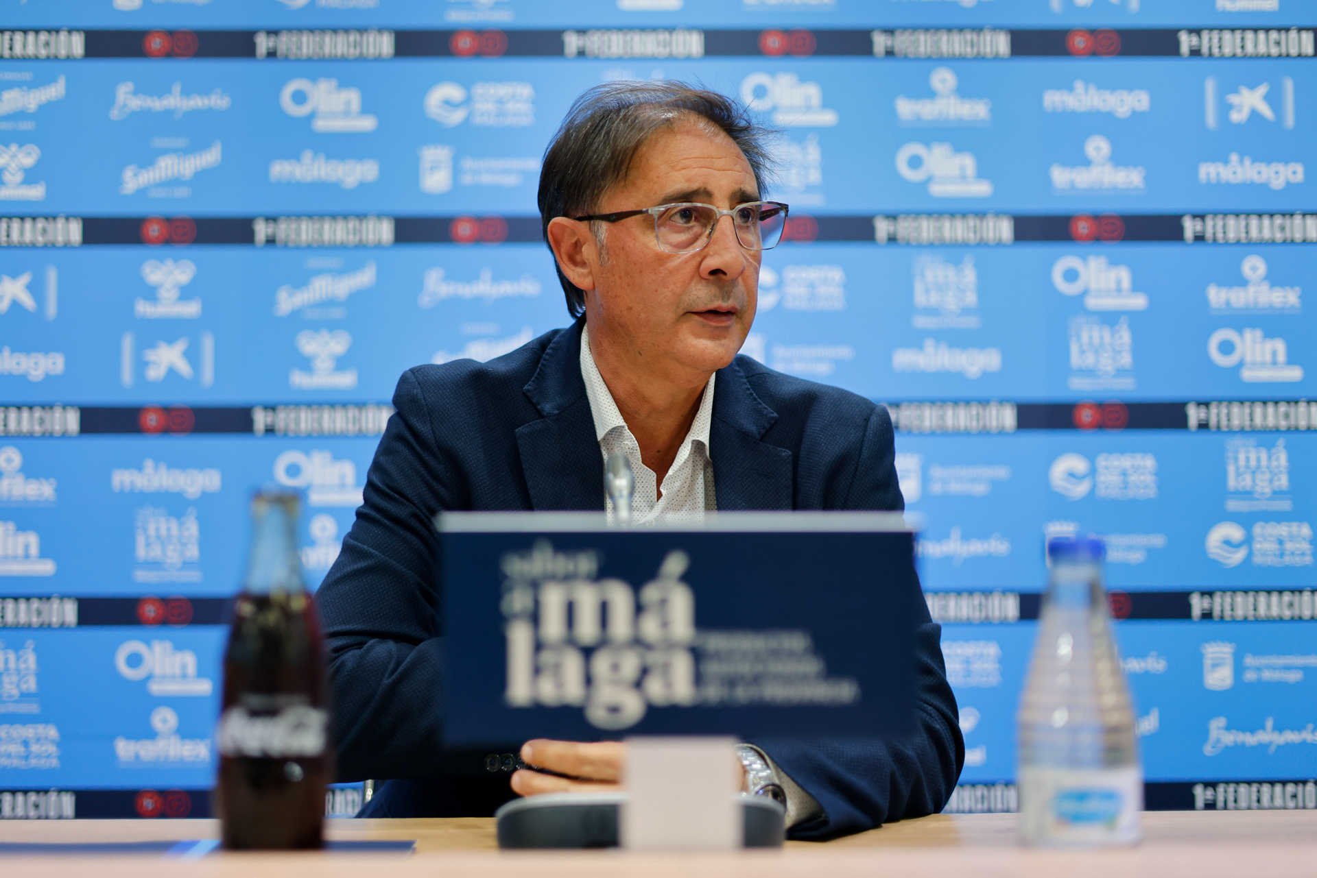 Loren Juarros, en la rueda de prensa de conclusiones tras el mercado de fichajes. (Foto: MCF)