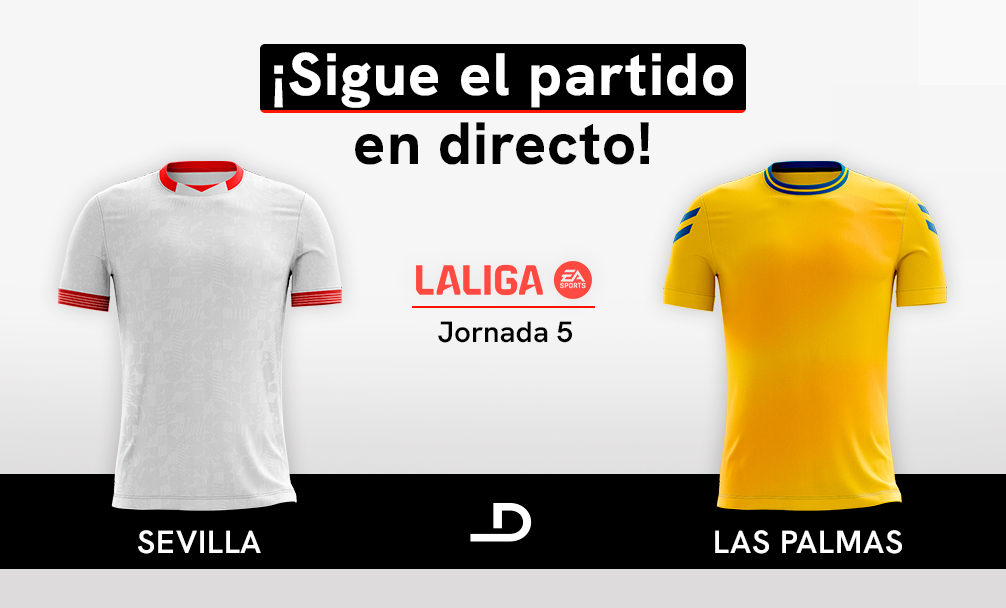 En directo, el Sevilla - Las Palmas.