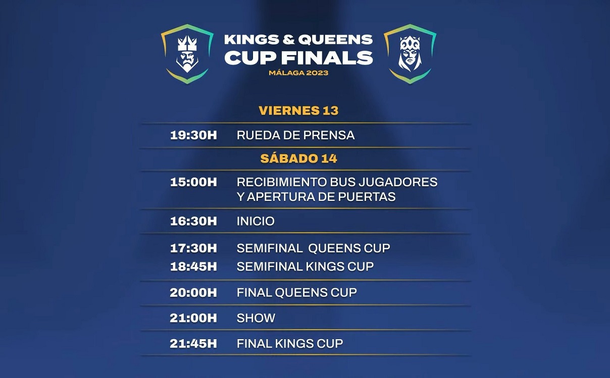 Los horarios de la fase final de la Kings League en Málaga.
