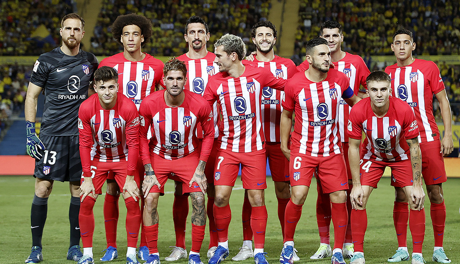 El once del Atlético de Madrid ante Las Palmas (Foto: ATM).