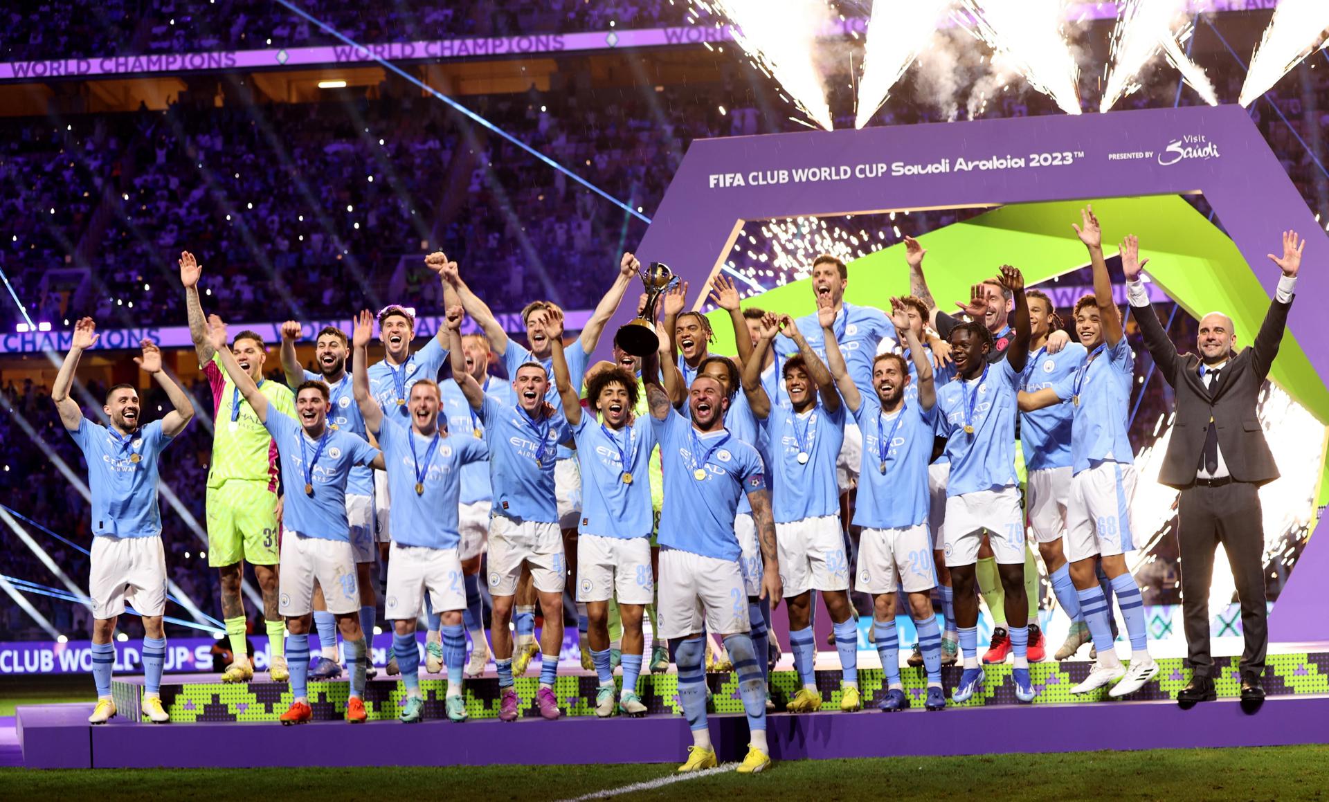 El Manchester City se proclamó campeón del Mundial de Clubes sobre el Fluminense. (Foto: EFE).