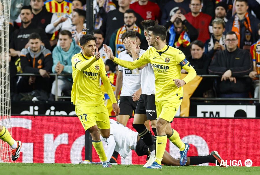 Gol de Gerard Moreno al Valencia CF (Foto: LALIGA).