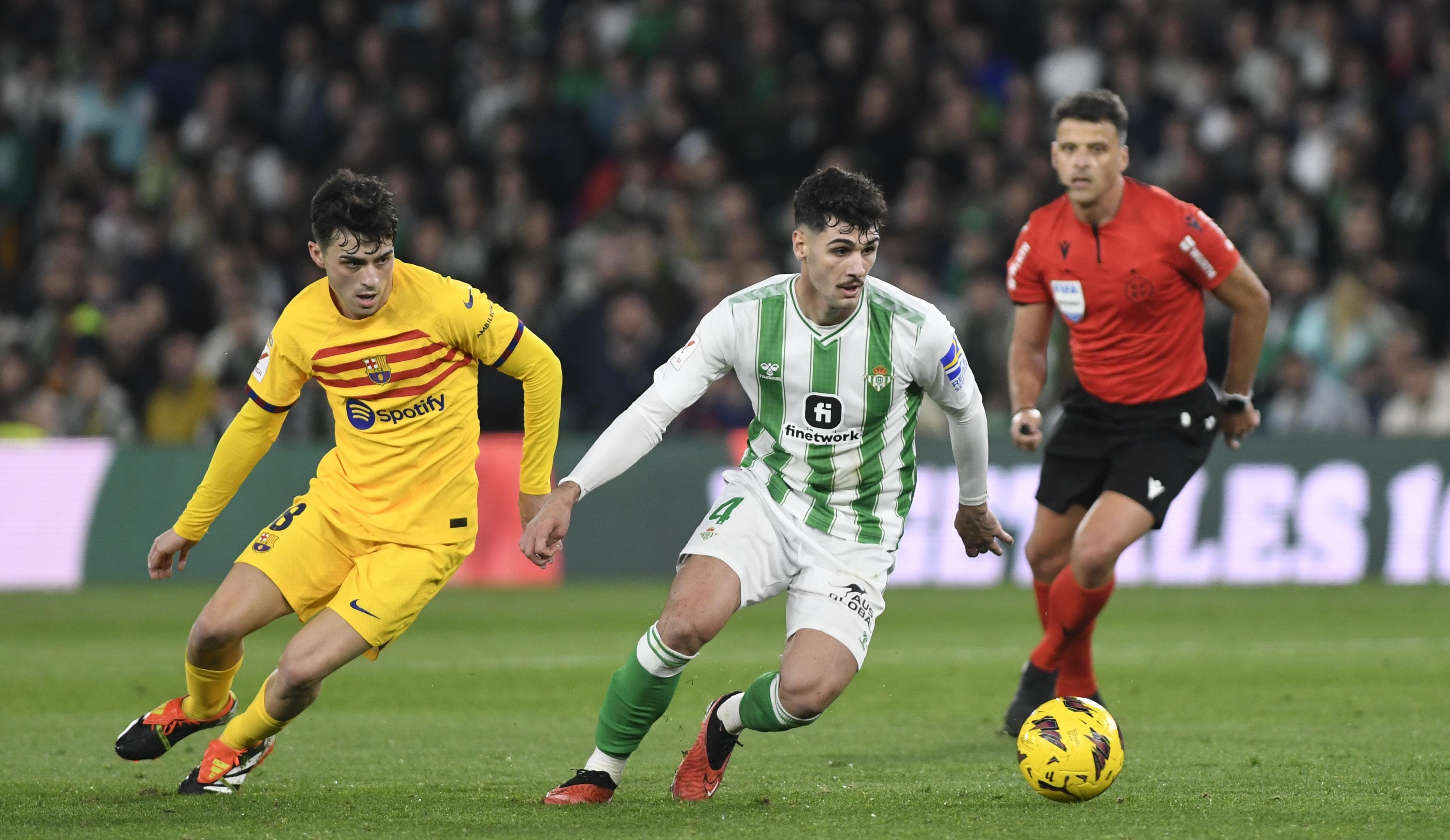 Johnny Cardoso, contra el Barcelona (Foto: Kiko Hurtado)